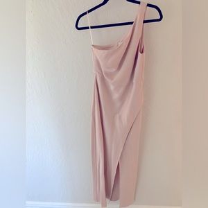 BHLDN Dylan Satin Charmeuse Maxi Dress, Size 6 (altered so closer to size 4)
